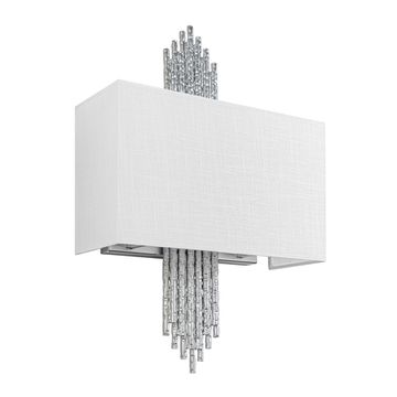 Бра 2*Е14 10458 Silver серебро Poema LOFT IT