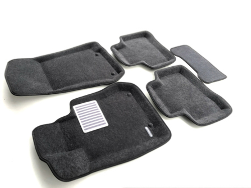 Коврики салона для MERCEDES X253 (GLС-Class) (2016-) Euromat 3D Lux серые. Арт. EM3D-003518G