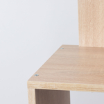 Стеллаж, 60х30х177, Фаллет, напольный, для игрушек и книг, в прихожую и ванну, дуб сонома, Dipriz