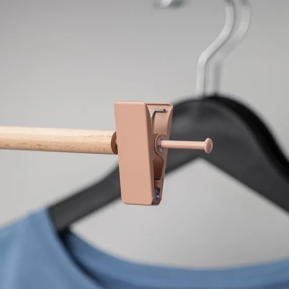 Вешалка для брюк и юбок SAVANNA Wood, 28×13×2,8 см, цвет розовый