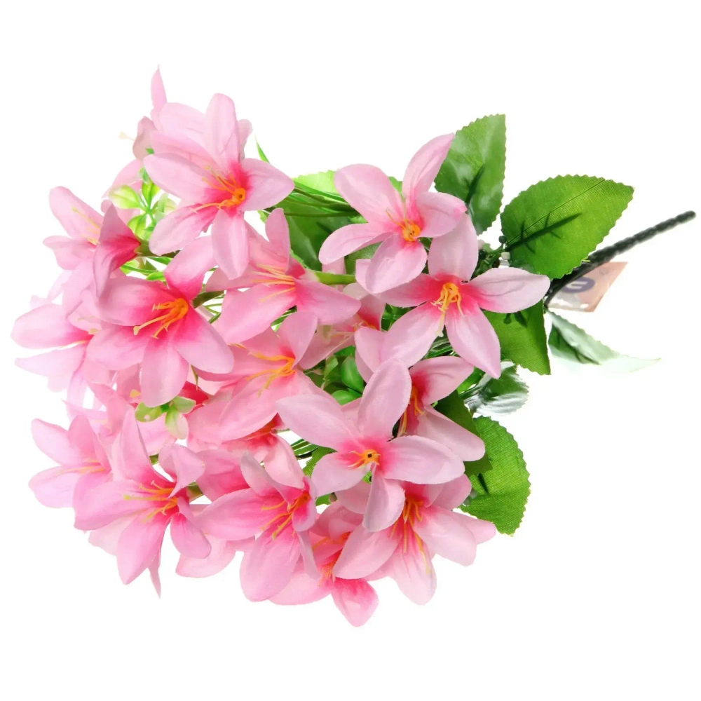 Искусственные цветы «Колокольчики» 40см бледно-розовые