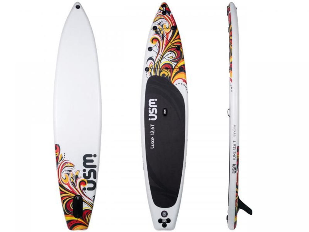 Доска SUP надувная LUXE USM 12,6 Touring Pattern