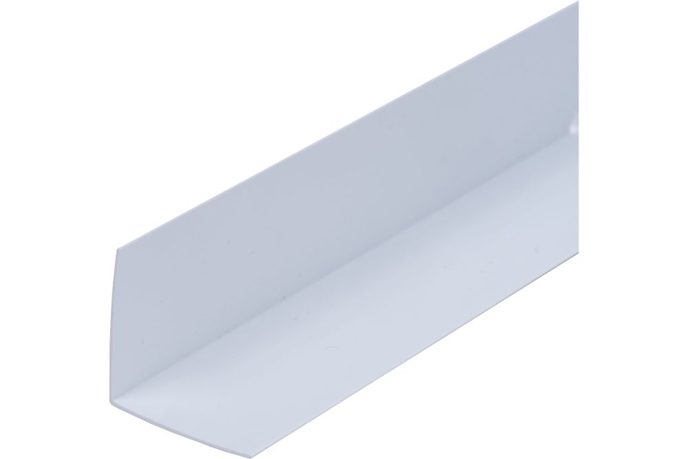 Угол отделочный из ПВХ // 50х50мм // белый // 2,7м // Идеал