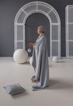 Плед-покрывало 150x200 Luxberry Oscar серый