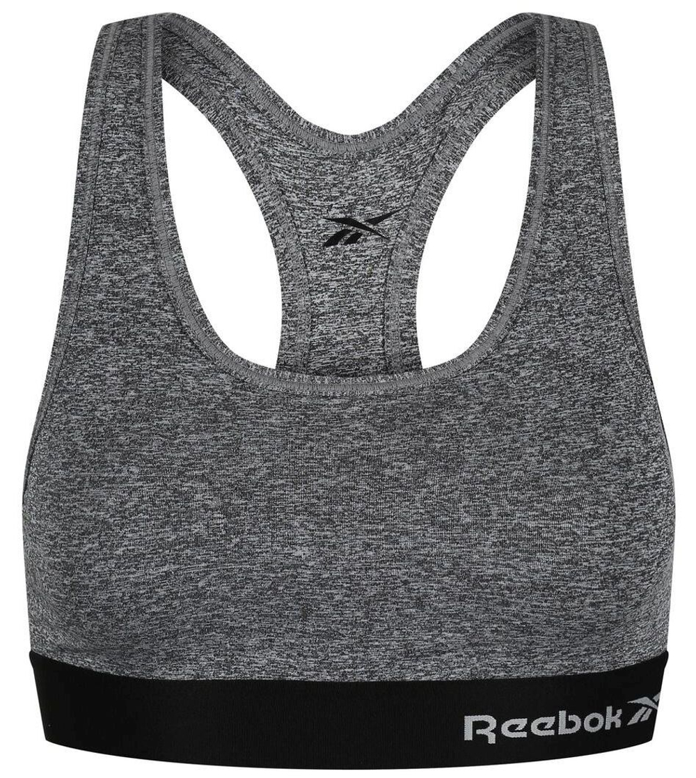 ТОП теннисный Reebok Womens Sports Crop Top SIMONE - grey marl