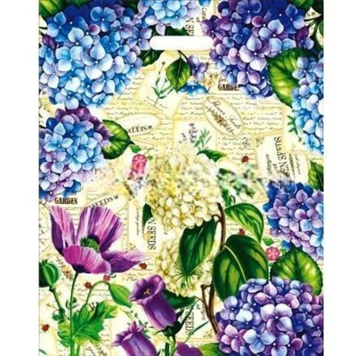 Пакет с прорубной ручкой ПВД 40х50 (80 мкм) "Эстетика" (50/500 шт.) Интерпак