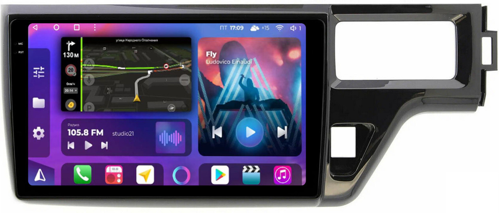 Магнитола для Honda Stepwgn 5 2015-2021 - FarCar BM10-9516 монитор 10.36" QLED на Android 14, TS10, 4+32Гб, CarPlay, 4G SIM-слот