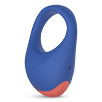Синее эрекционное виброкольцо 3см Feelz Toys Rrring Dinner Date Cock Ring