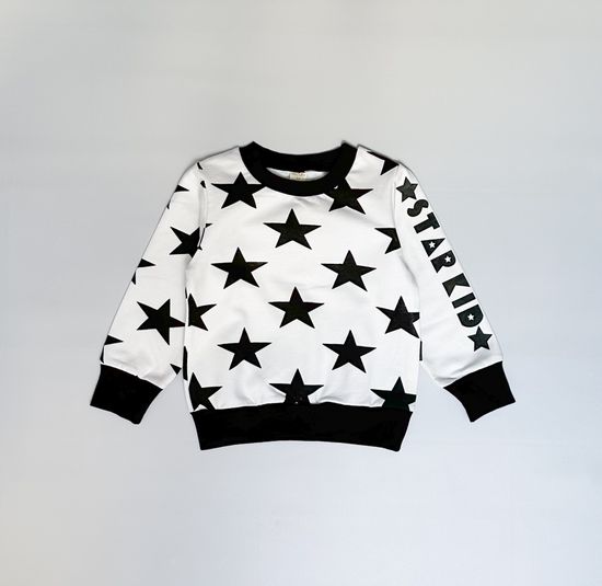 Свитшот "Звезды" белый