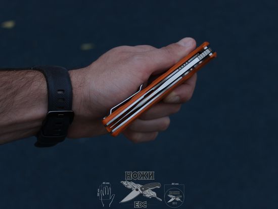 Складной нож НОКС Варан D2 335-109406 c клинком из стали D2, рукоять G10