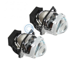 Светодиодные билед модули i8 Hella 3R Bi-Led Double Vision 3.0 дюйма, 2 чипа, крепление 3R (комплект, 2шт)