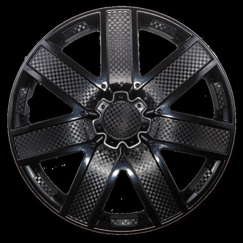 Колпак колеса R13 Галакси черный (в мешке 4 упак) (LION)