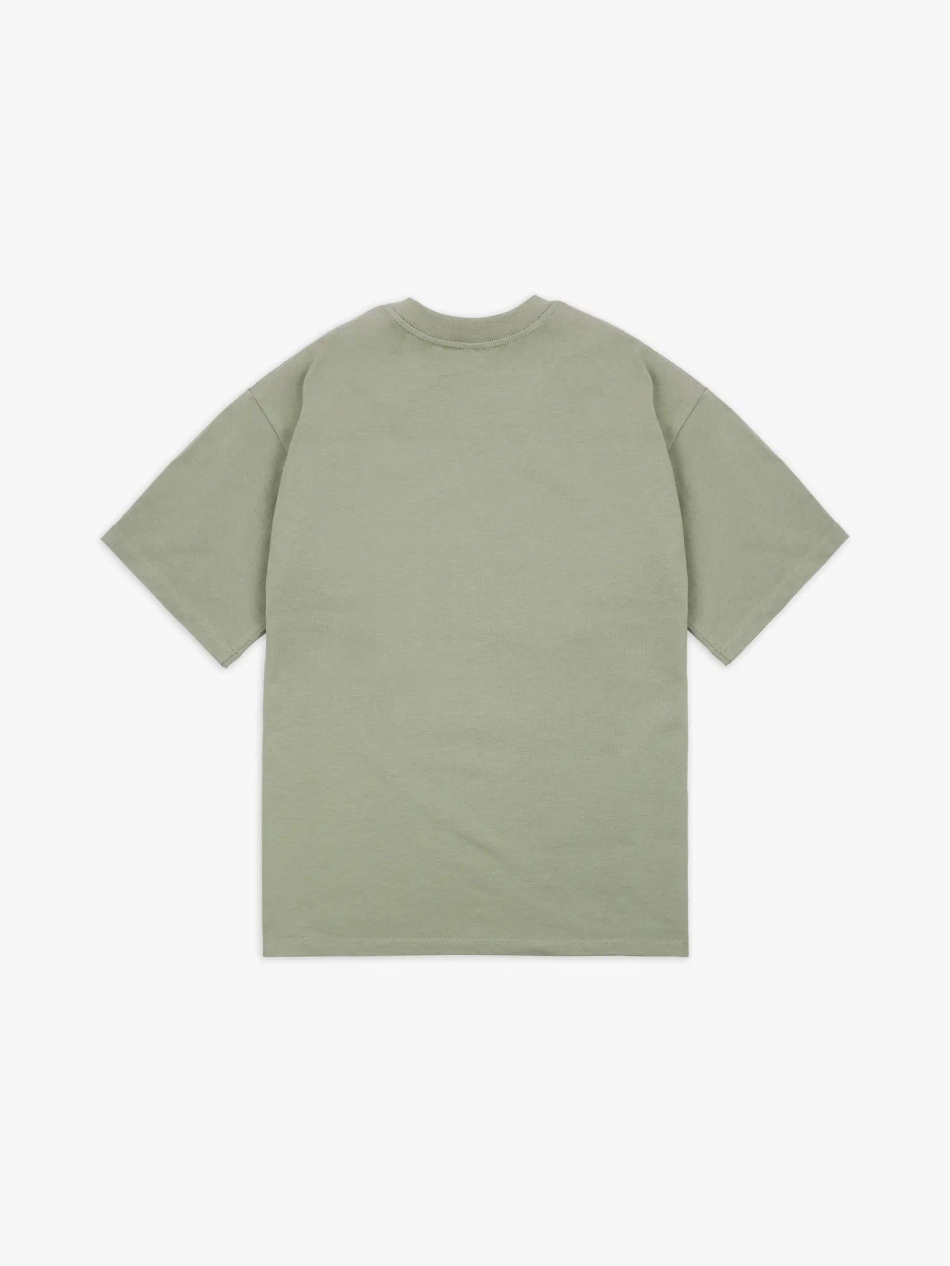 Футболка оверсайз (болотный) 230 г
