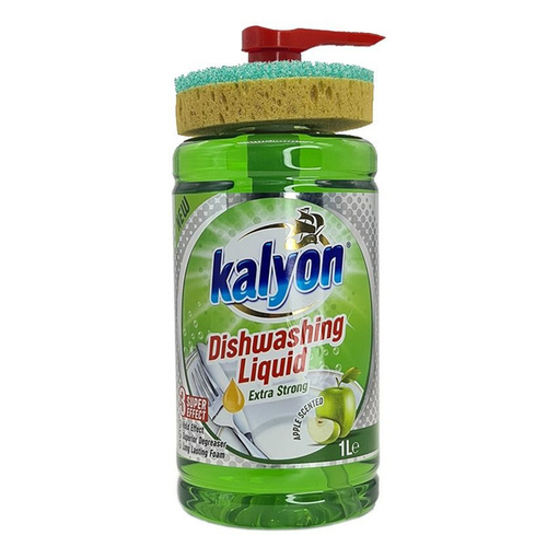 К-32 Kalyon Жидкость для мытья посуды 1л Яблоко