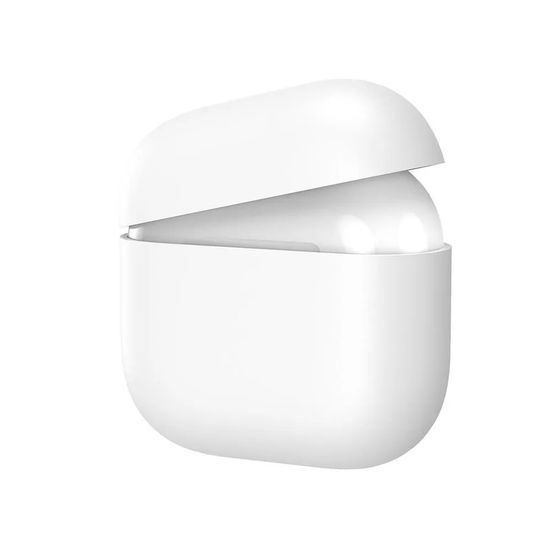 Чехол силиконовый для AirPods 4 Белый