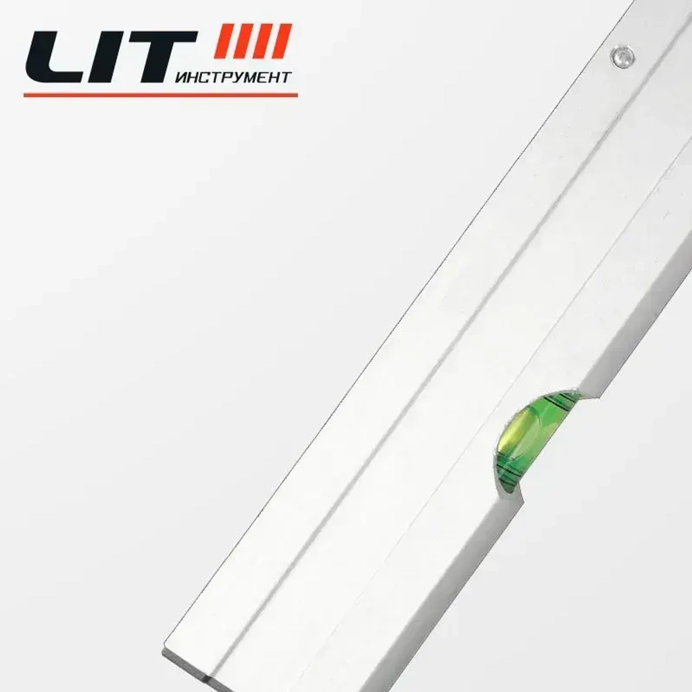 Угольник столярный алюминиевый 250мм с уровнем "LIT" 45920