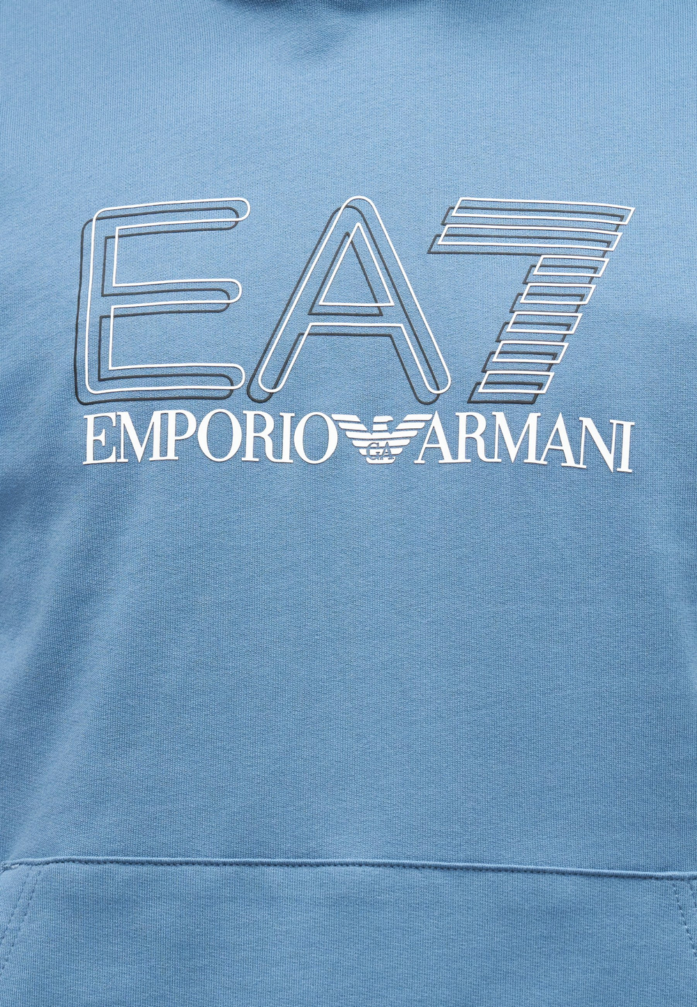 EA7 Emporio Armani UNISEX - Толстовка с капюшоном - Синий