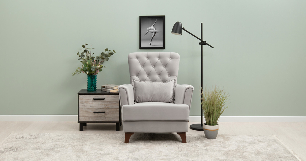 Ирис кресло для отдыха (светло-серый)