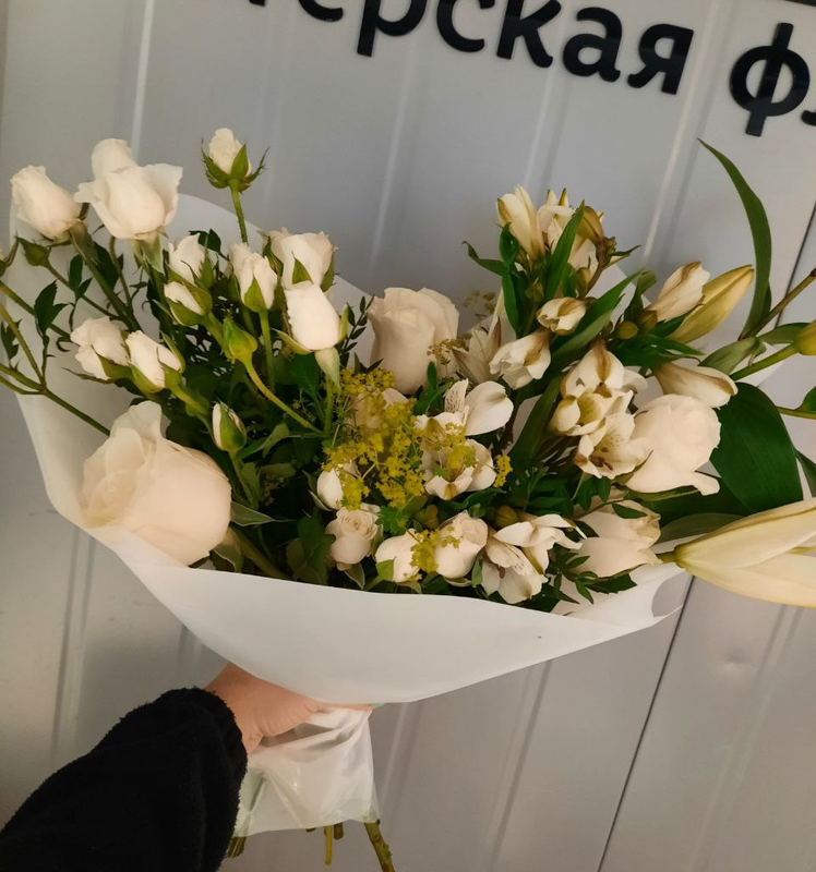 Букет "Белый танец" Букет "Белый танец"