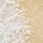 Искусственная белая елка с гирляндой встроенной «Normandia» Нормандия (коралловые ветки) от 2,1 м до 2,4 м