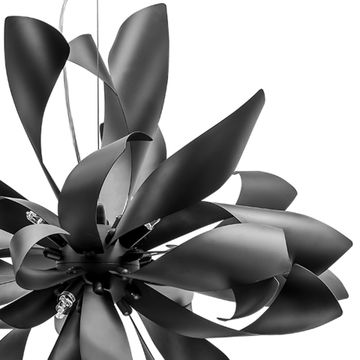 Люстра подвесная 754267 матовый чёрный Turbio Lightstar