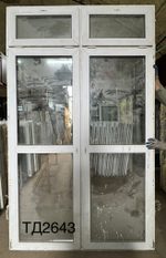 Дверь Пластиковая Б/У 261(в) х 154(ш) Балконная