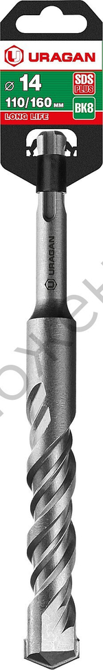 URAGAN 14х160 мм, SDS-plus бур (29311-160-14)