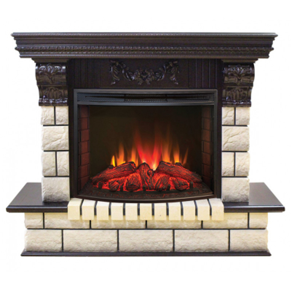 Каминокомплект RealFlame garmoni ao античный дуб