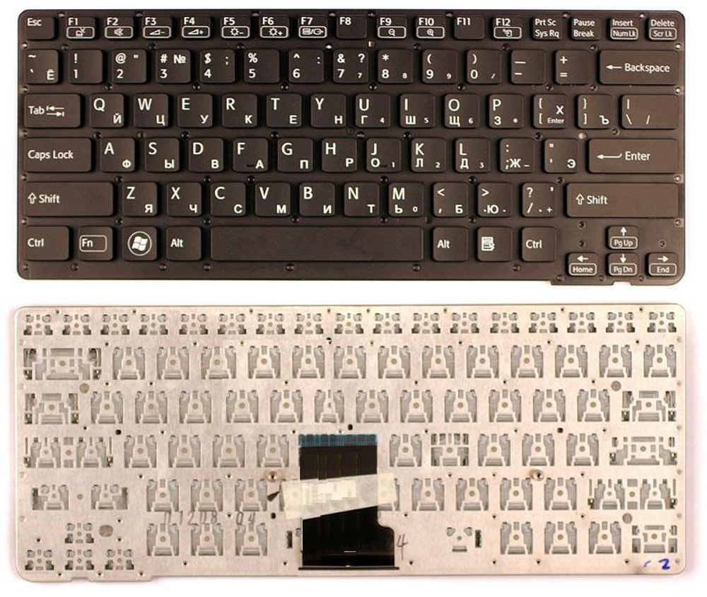 Клавиатура для ноутбука Sony Vaio VPC-CA VPCCA VPC-SA VPCSA черная