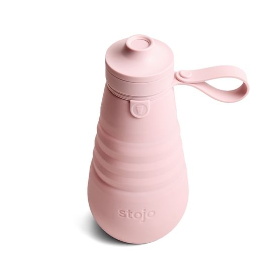 Бутылка складная силиконовая Stojo Sports Bottle Carnation, 20 oz / 590 мл