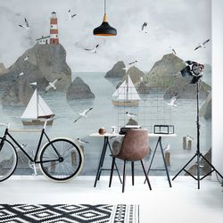 Бесшовная фреска ECO текстиль LIGHTHOUSE, 2,7 м (Ширина 4 м)