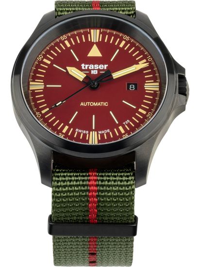 Швейцарские тактические часы Traser P67 Officer Automatic Red  110757