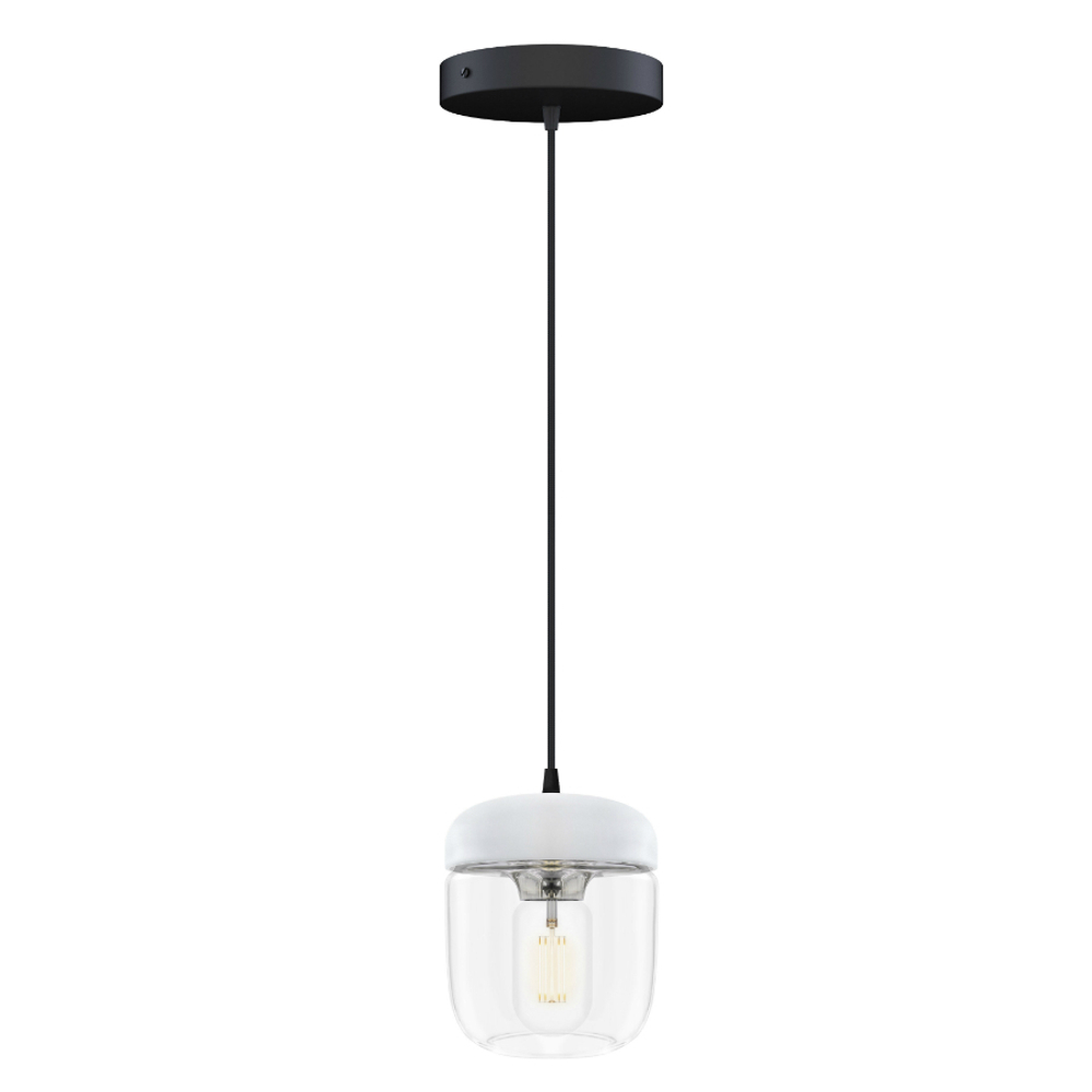 Плафон acorn white steel