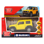 Модель ин. мет. "Suzuki Jimny" 11.5см, двер, баг, желт, коробка JIMNY-12-YEBK (Технопарк)