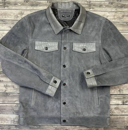 Куртка Kiton вставки из кожи крокодила