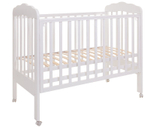 Кроватка детская Топотушки Мария 1 классическая, белая