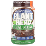 Genceutic Naturals, Clean Vegan Plant Head®, настоящая еда, шоколад, 2,3 фунта (1050 г)