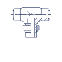 ФИТТИНГ ORFS TEE 10-9/16-18