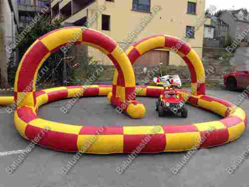 Надувная трасса "Овальная", 6*6*2 м