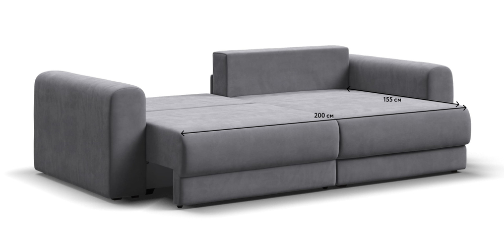 Модульный угловой диван РИЧМОНД MODOOL Велюр Royal агат