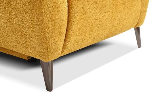 Кресло-реклайнер с электроприводом Jasper, желтое