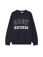 Мужская Толстовка Obey Records Crew