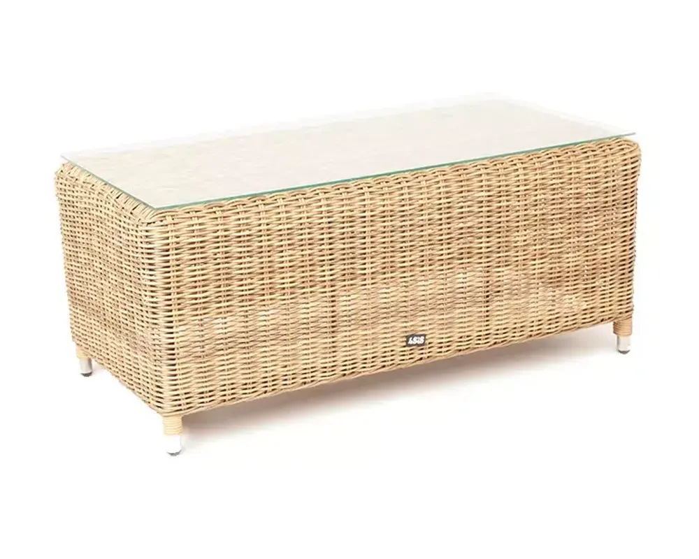 "Кон Панна" столик журнальный из искусственного ротанга, цвет соломенный