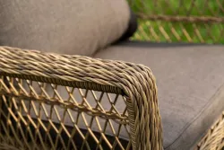 "Гранд Латте" лаунж-зона из искусственного ротанга, цвет соломенный