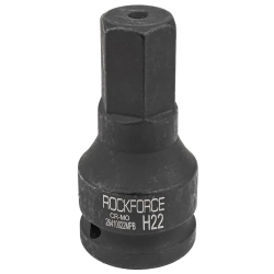 Головка-бита ударная 6-гранная 22мм, 3/4'' RockForce RF-26410022MPB