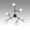 8186/6C COMFI LN25 205 черный, металл Люстра потолочная LED GX53 6*7W 220V DABRA