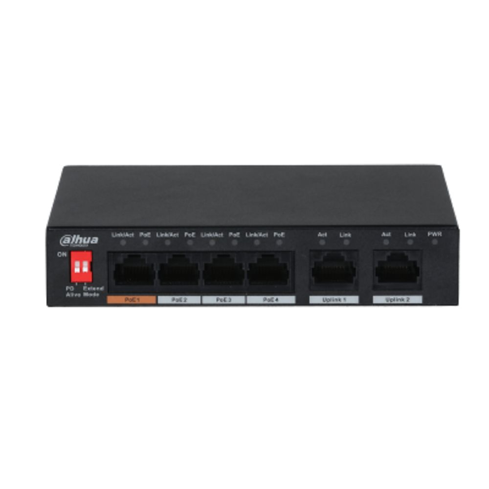 Коммутатор на 4 PoE порта DH-PFS3006-4ET-60