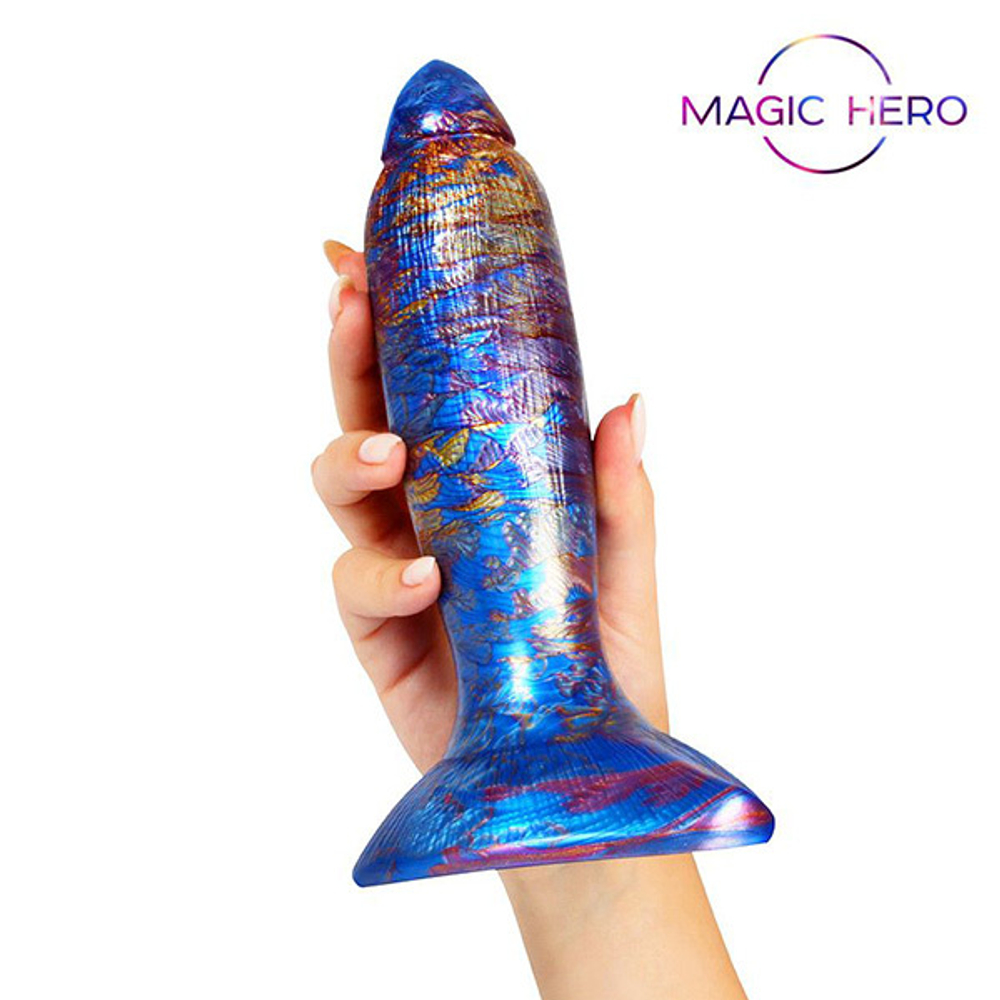Фантазийный фаллоимитатор 21см с узким кончиком Bior Toys Magic Hero MH-13006