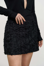 Юбка Цветы мини