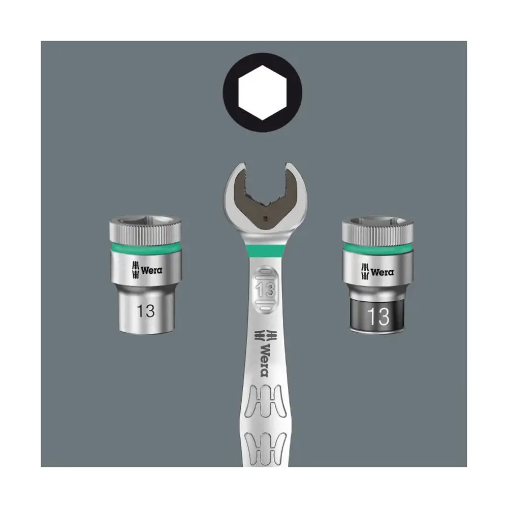 Торцовая головка Zyklop 1/2″ дюймовая 3/8"х37 мм WERA 05003618001